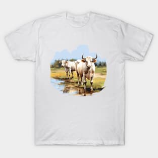 Farm Cow Art T-Shirt